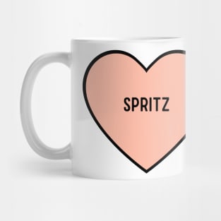 I Love Spritz Heart Shape Mug